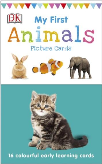 My First Animals: 16 colourful early learning cards by DK
