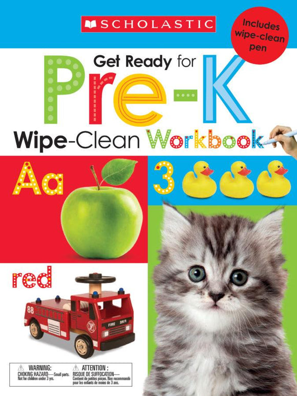 Wipe-Clean Workbooks: Get Ready for Pre-K (Scholastic Early Learners) by Scholastic Inc