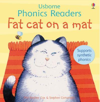 Fat Cat on a Mat (Usborne Phonics Readers) by Phil Roxbee Cox