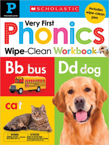 Wipe Clean Workbook - Pre-K : Very First Phonics (Scholastic Early Learners) by Scholastic Inc