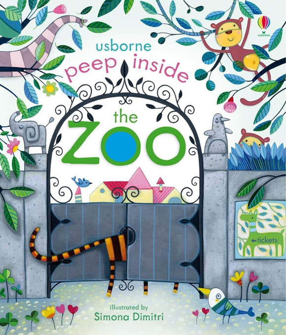 Peep inside the zoo (Usborne) by Anna Milbourne