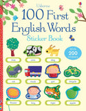 100 First English Words Sticker Book by Felicity Brooks & Mairi Mackinnon