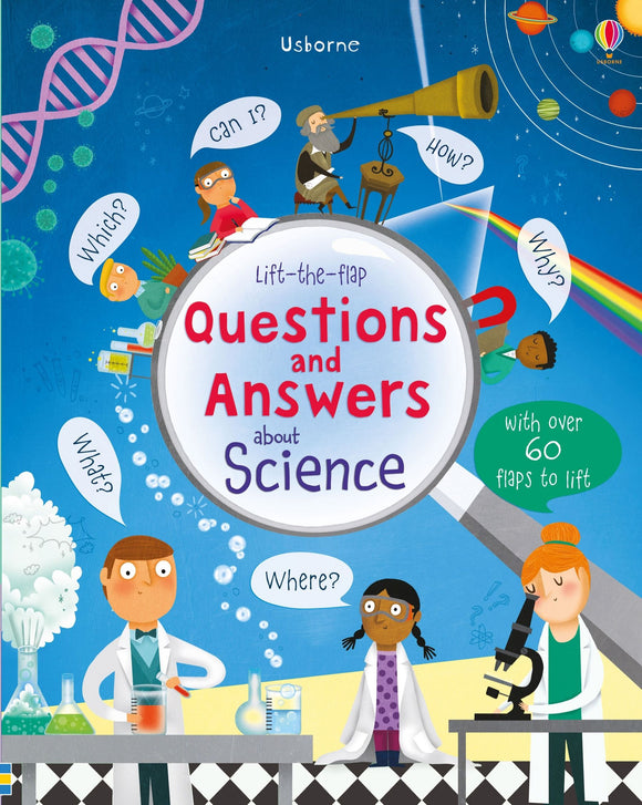 Lift-the-flap Questions and Answers about Science (Usborne) by Katie Daynes