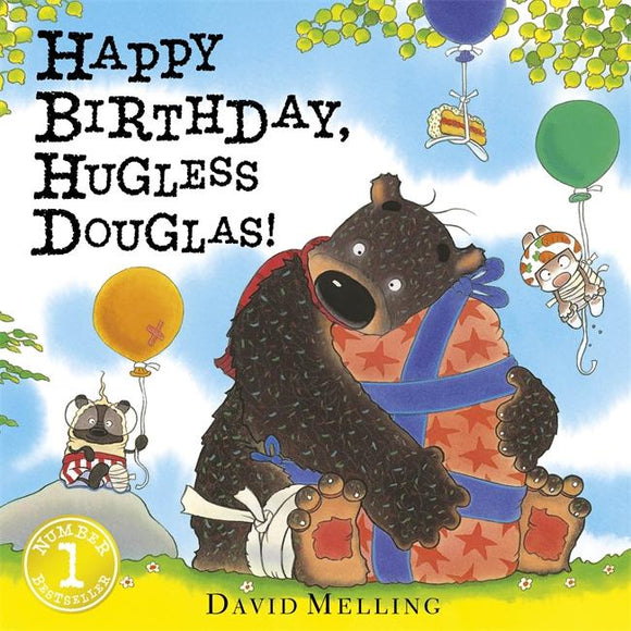 Happy Birthday, Hugless Douglas! Board Book by David Melling