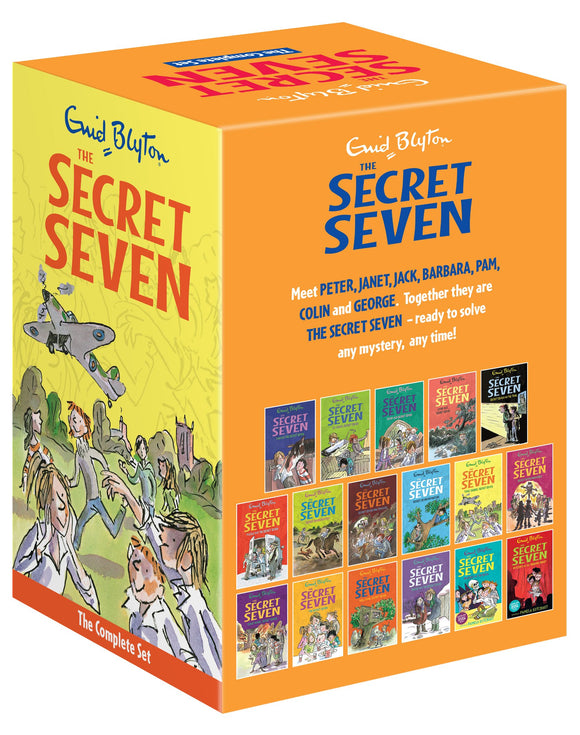 Secret Seven Complete Boxset of 17 Titles by Enid Blyton