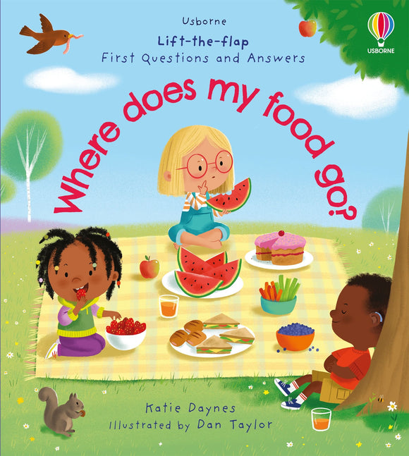 Usborne First Questions and Answers: Where does my food go? by Katie Daynes