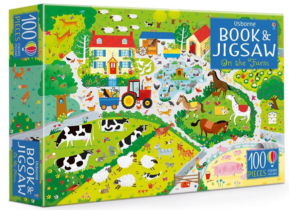 On the Farm (Usborne Picture Puzzle Book and Jigsaw) by Kirsteen