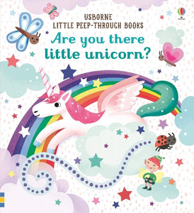 Are you there little unicorn? (Usborne Little Peep-Through Books) by Sam Taplin