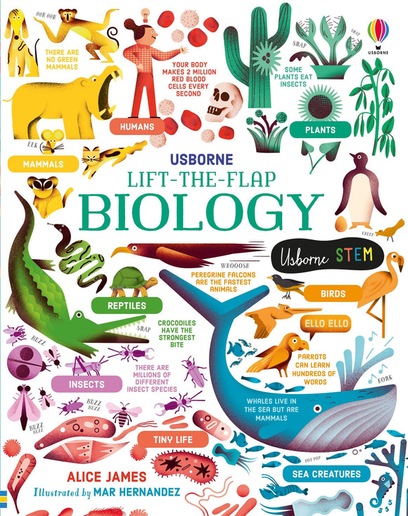 Usborne Lift-the-Flap Biology by Alice James