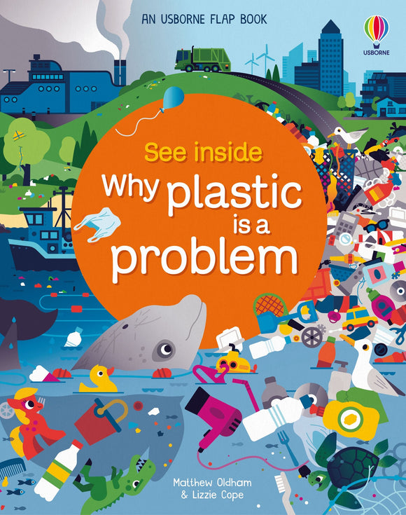 See Inside Why Plastic is a Problem (Usborne Flap Book) by Matthew Oldham & Lizzie Cope