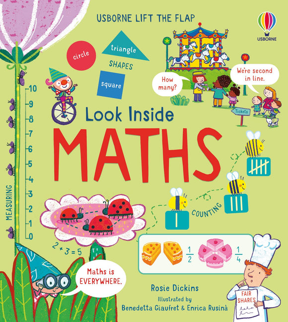 Look Inside Maths (Usborne) by Rosie Dickins