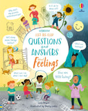 Lift-the-Flap Questions and Answers About Feelings (Usborne) by Lara Bryan
