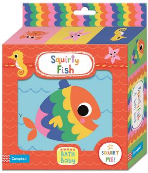 Squirty Fish Bath Book by Kay Vincent