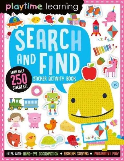 Playtime Learning Search and Find (Sticker Activity Book) by Make Believe Ideas