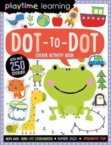 Playtime Learning Dot-To-Dot (Sticker Activity Book) by Make Believe Ideas