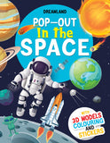 Pop-Out in the Space- With 3D Models Colouring and Stickers by Dreamland Publications