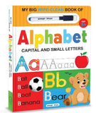 My Big Wipe And Clean Book of Alphabet for Kids : Capital And Small Letters by Wonder House Books