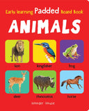 Early Learning Padded Book of Animals : Padded Board Books For Children