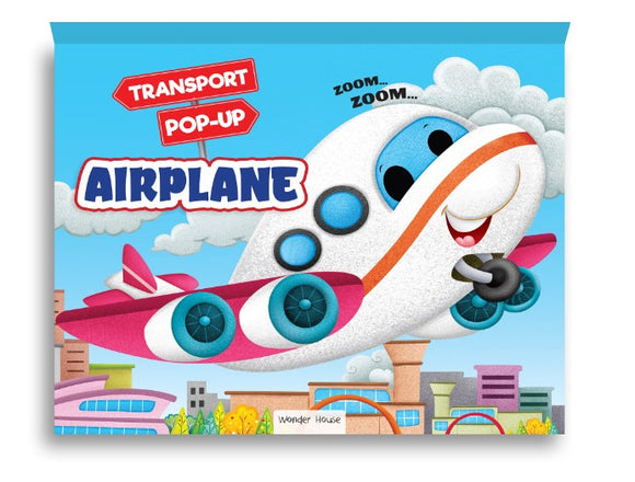 Pop-up Transport - Airplane - Gorgeously Illustrated Pop-up Book For Children