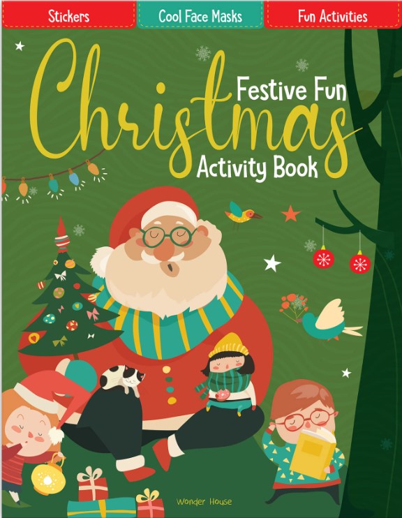 Christmas Activity Book For Children - Festive Fun by Wonder House Books
