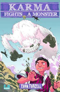 Karma Fights a Monster by Evan Purcell