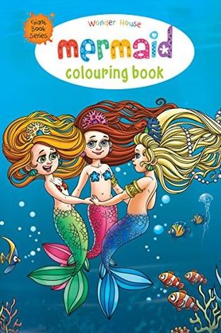 Mermaid Colouring Book (Giant Book Series) : Jumbo Sized Colouring Books by Wonder House Books Editorial