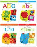 Writing Fun Pack (A Set of 4 Books): Write and Practice Capital Letters, Small Letters, Numbers 1 to 10 and Patterns