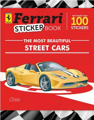 Ferrari Sticker Book: The Most Beautiful Street Cars, With More than 100 Stickers by Franco Cosimo Panini