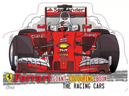 Ferrari The Racing Cars : Giant Colouring Book by Franco Cosimo Panini