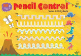Pencil Control Super Activity Book - 50 Plus Patterns to Trace by Wonder House Books Editorial