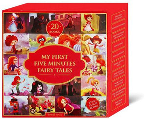 My First Five Minutes Fairy Tales Boxset: Giftset of 20 Paperback Books for Kids (Abridged and Retold) by Wonder House Books Editorial