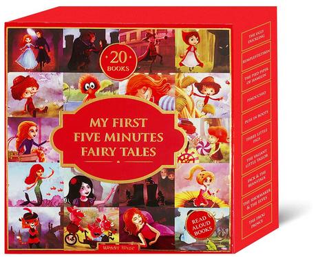 My First Five Minutes Fairy Tales Boxset: Giftset of 20 Paperback Books for Kids (Abridged and Retold) by Wonder House Books Editorial