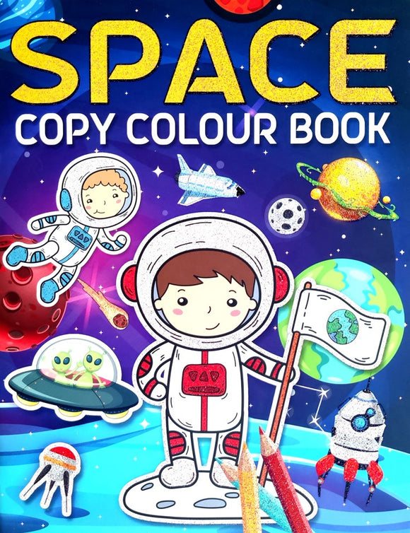 Space Copy Colour Book