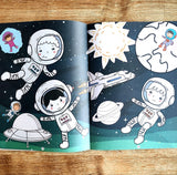Space Copy Colour Book