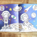 Space Copy Colour Book