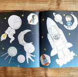 Space Copy Colour Book