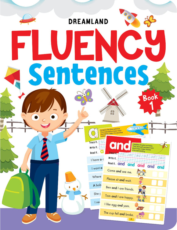Fluency Sentences Book 1 for Children by Dreamland Publications