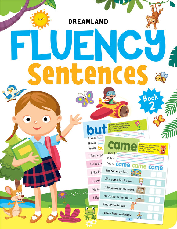 Fluency Sentences Book 2 for Children by Dreamland Publications