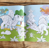 Dinosaurs Copy Colour Book