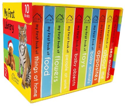 My First Library Pack 2: Boxset of 10 Board Books For Kids