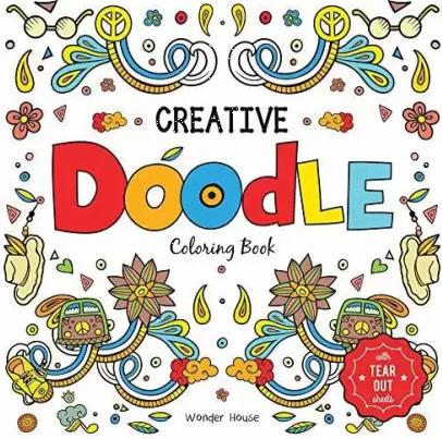 Creative Doodle Coloring Book : Tear Out Sheets Coloring Book for Children by Wonder House Books Editorial