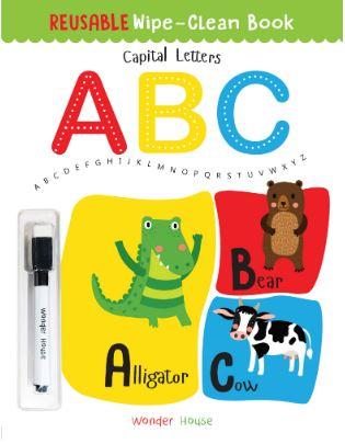 Reusable Wipe And Clean Book - Capital Letters : Write And Practice Capital Letters by Wonder House Books