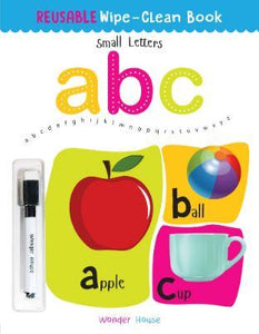 Reusable Wipe And Clean Book - Small Letters : Write And Practice Small Letters by Wonder House Books