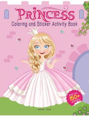 Princesses - Coloring and Sticker Activity Book (With 150+ Stickers) by Wonder House Books