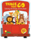 Things That Go - Coloring and Sticker Activity Book (With 150+ Stickers) by Wonder House Books