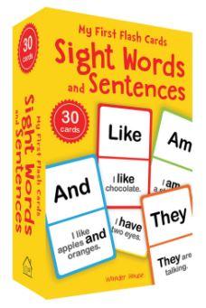 My First Flash Cards: Sight Words and Sentences by Wonder House Books