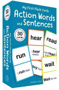 My First Flash Cards: Action Words and Sentences by Wonder House Books