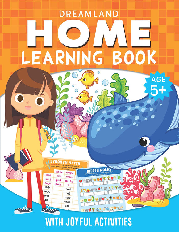 Home Learning Book - With Joyful Activities Age 5+ by Dreamland Publications