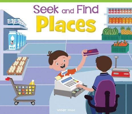 Seek And Find - Places : Early Learning Board Books With Tabs by Wonder House Books