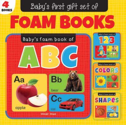 Baby's First Gift Set of Foam Books (Set of 4 books) by Wonder House Books